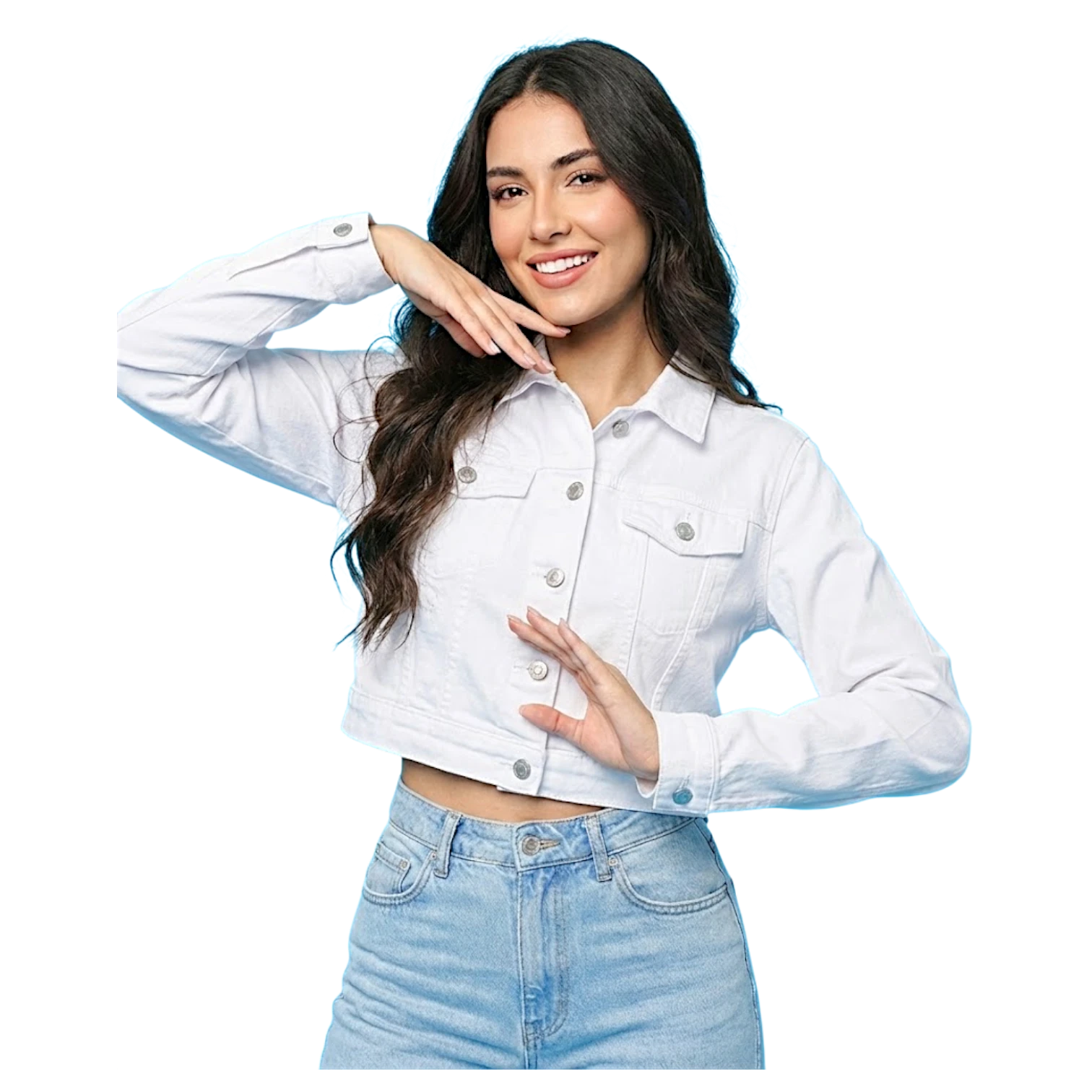 CASACA CROP JEANS FRENETIC