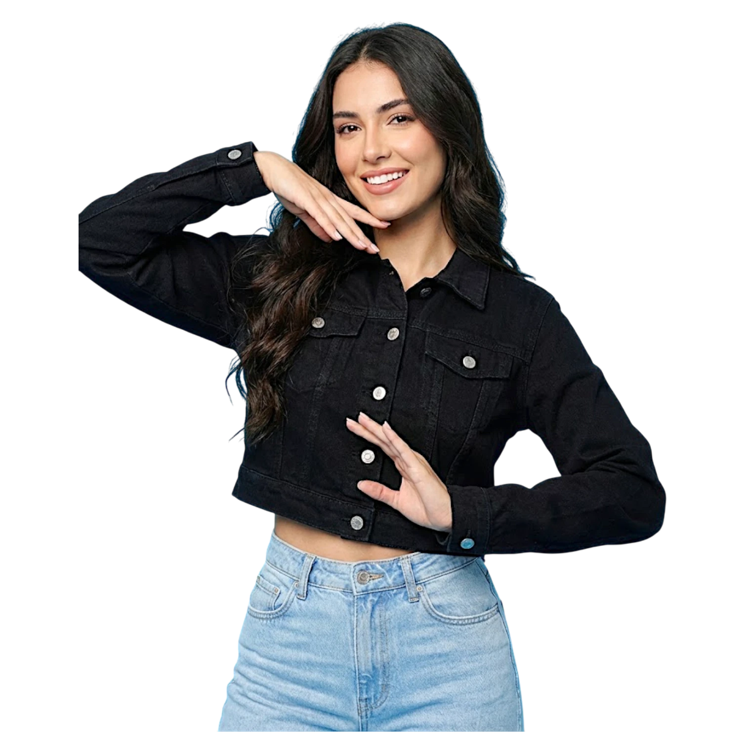 CASACA CROP JEANS FRENETIC