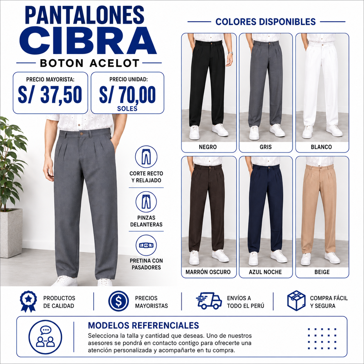 PANTALÒN SIDRA BOTON