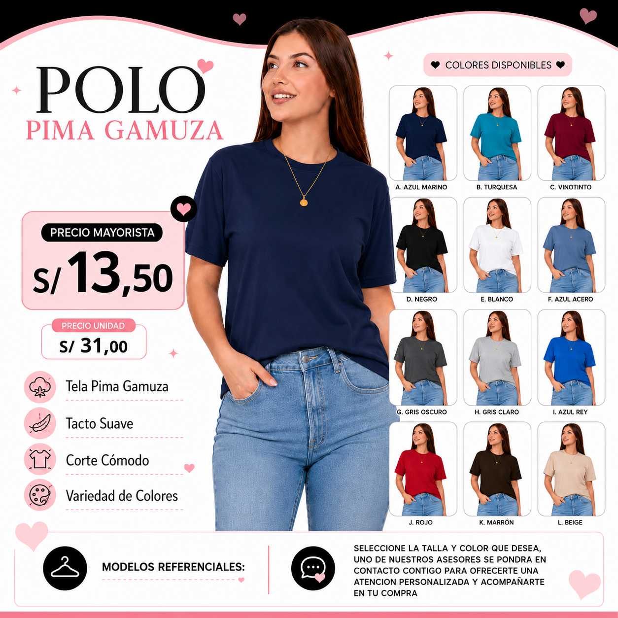 PIMA GAMUZA DAMA