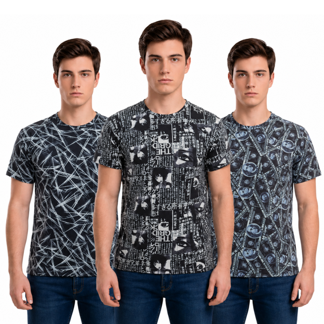 SET MISTERIOSO x 3 POLOS M/C PIEL DURAZNO