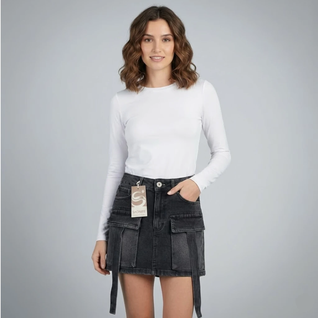 FALDA JEANS ELY SASSARI