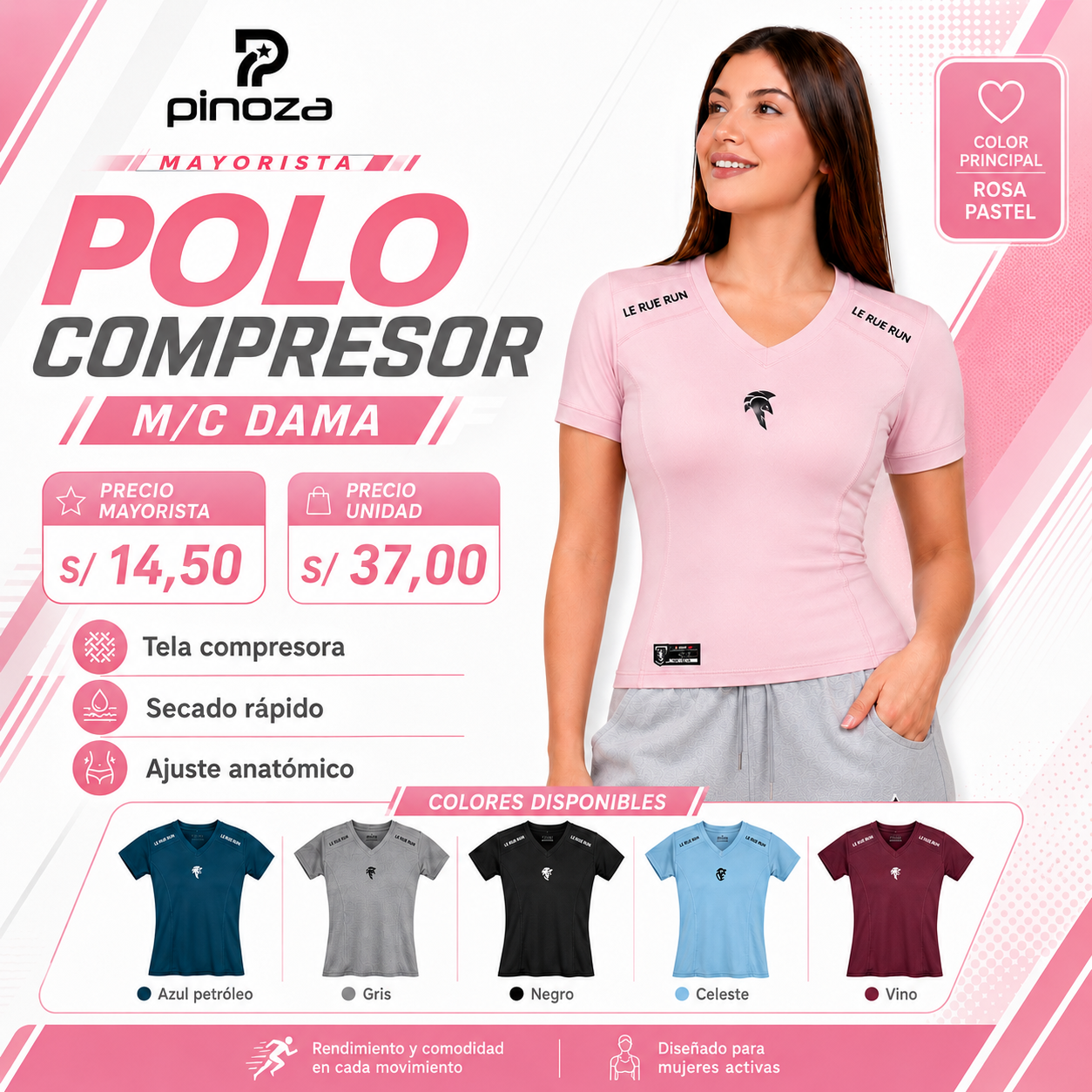 POLO COMPRESOR M/C DAMA