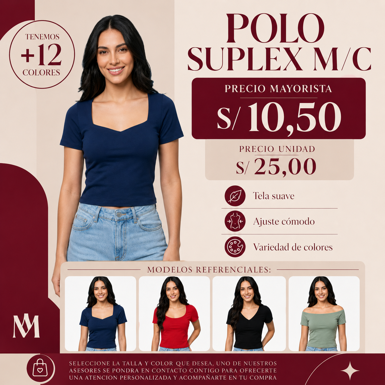 POLO SUPLEX M/C