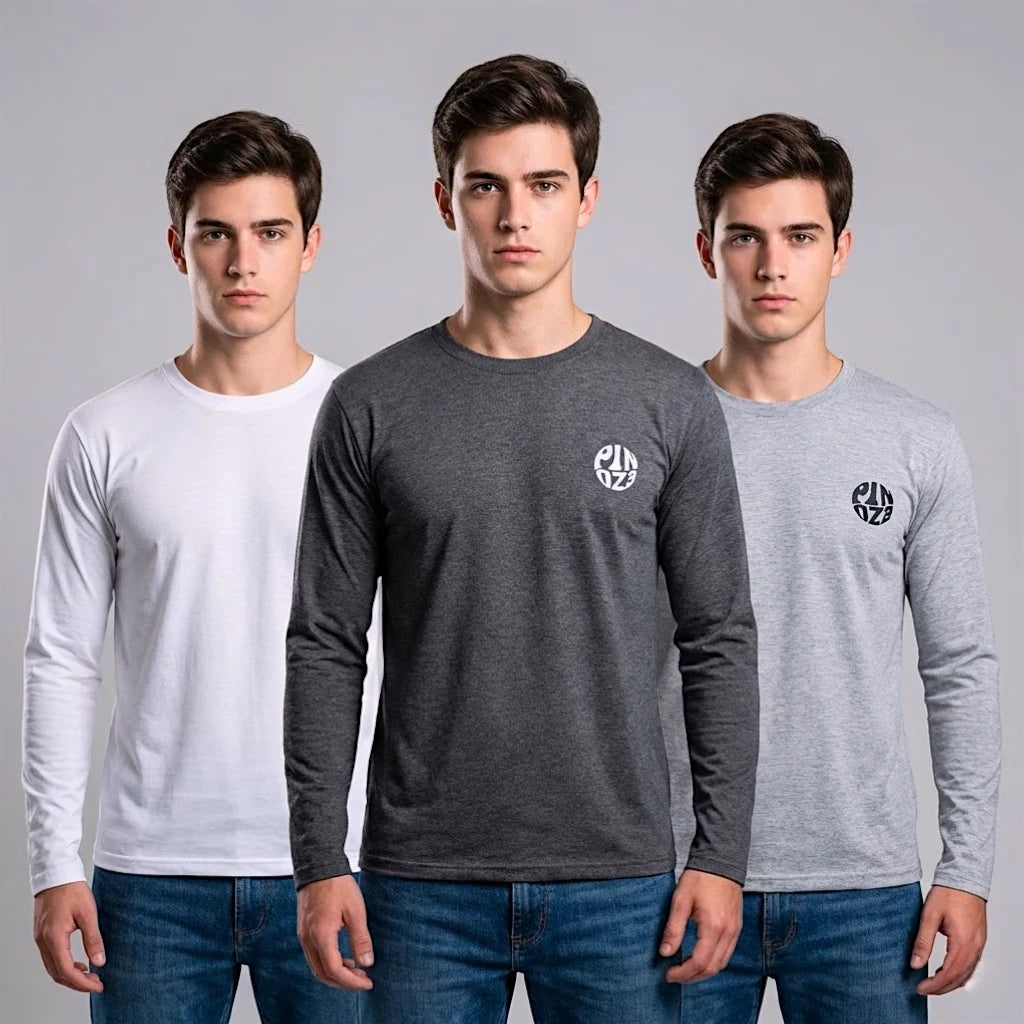 SET MISTERIOSO x 3 POLOS M/L PINOZA