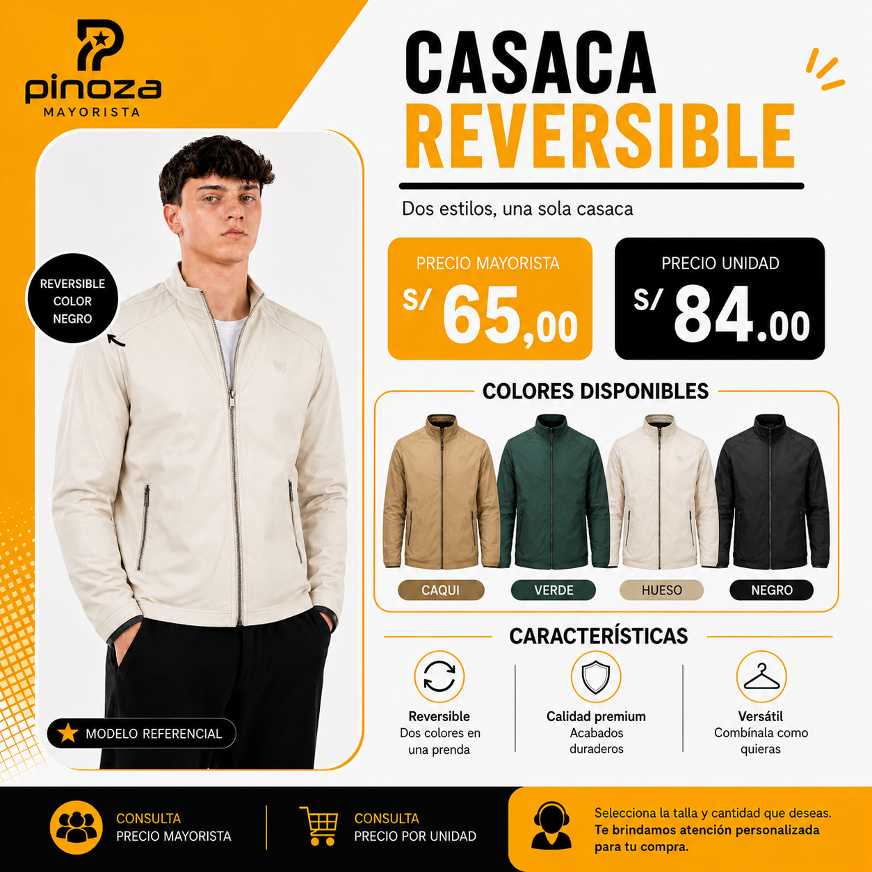CASACA REVERSIBLE