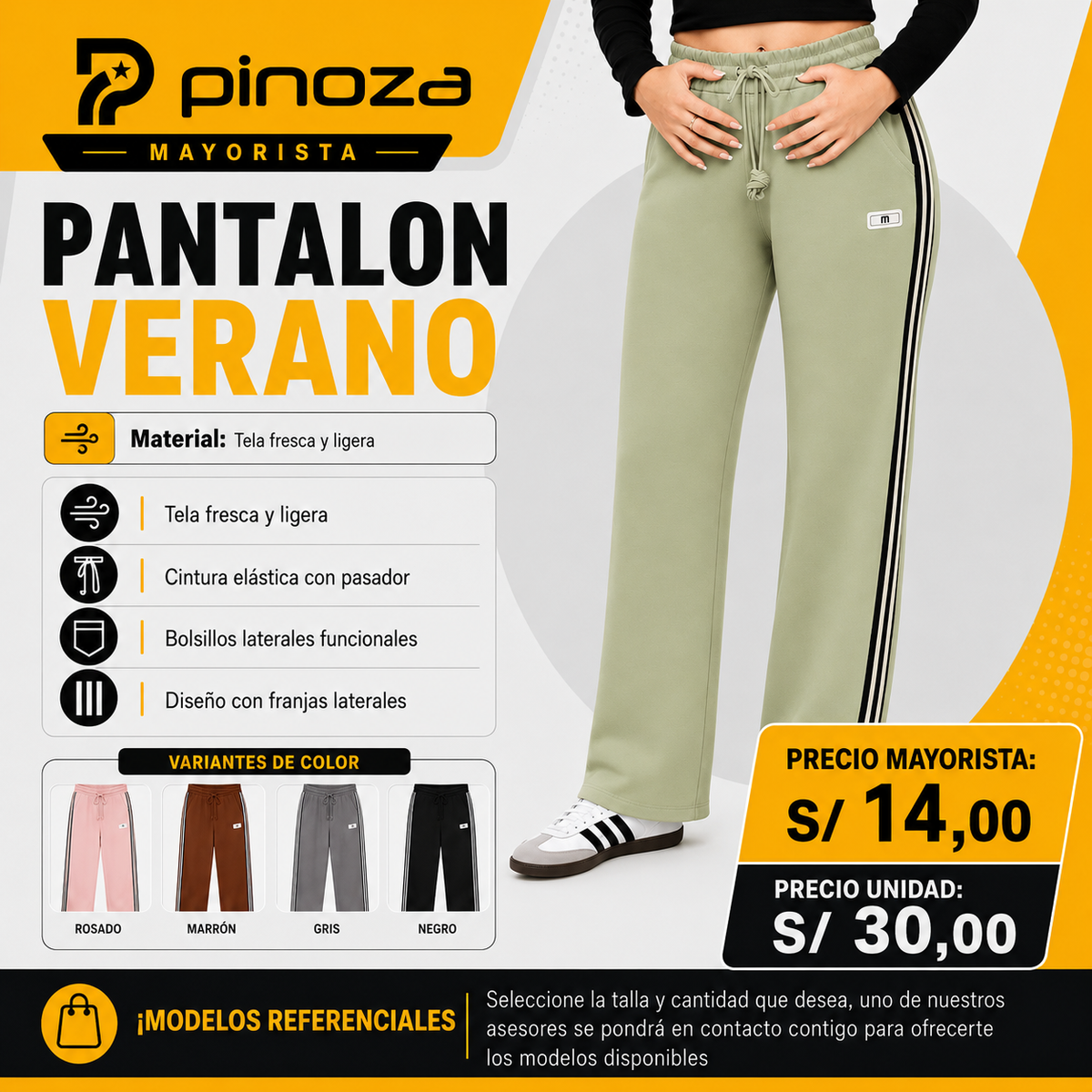 PANTALON VERANO DAMA