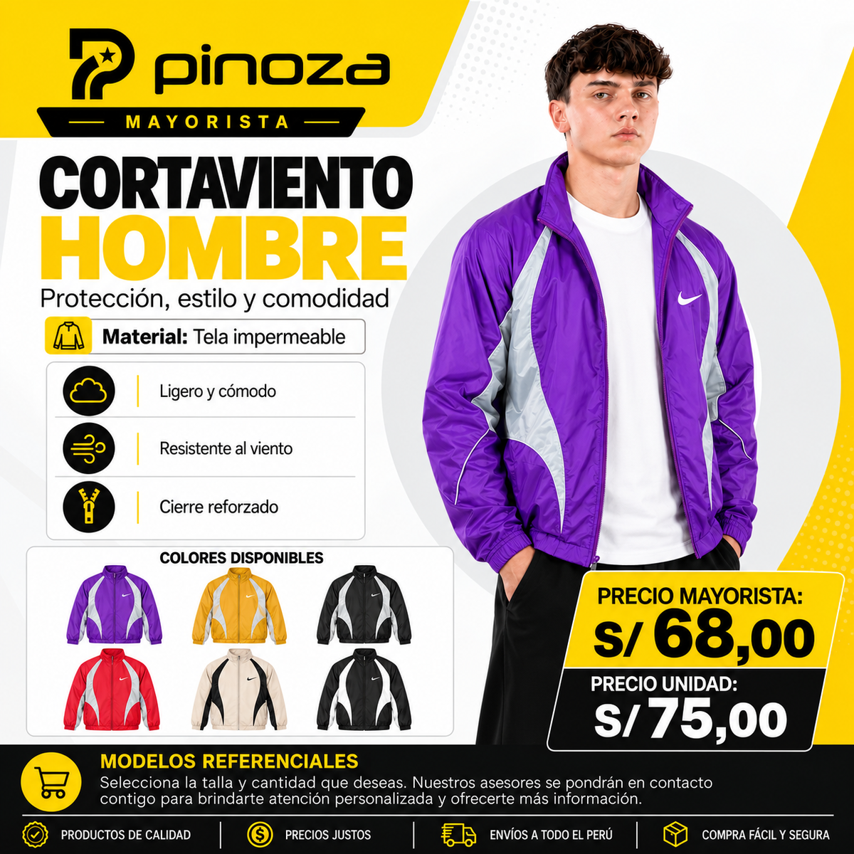 CORTAVIENTO HOMBRE