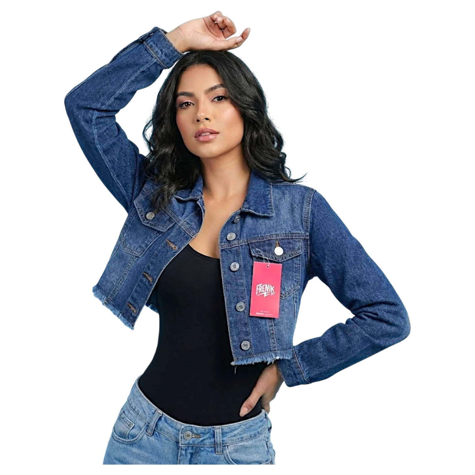 CASACA CROP RASGADO FRENETIC