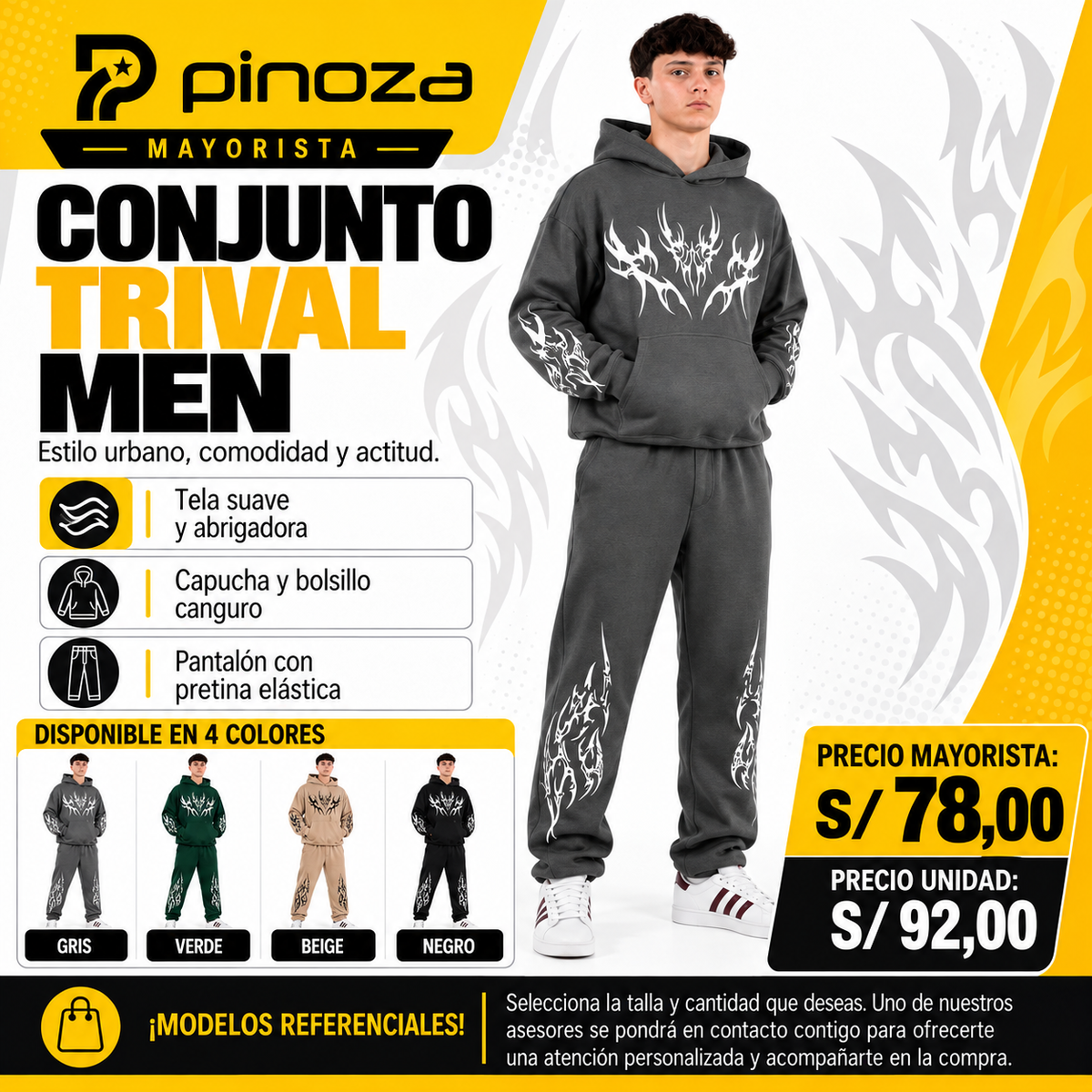 CONJUNTO TRIVAL MEN