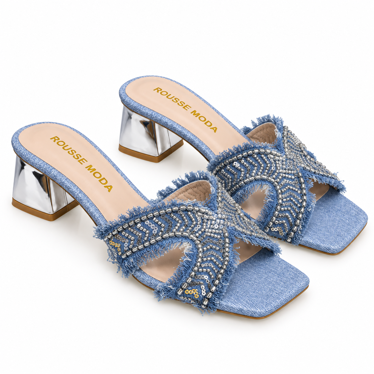 SANDALIA JEANS BRILLO