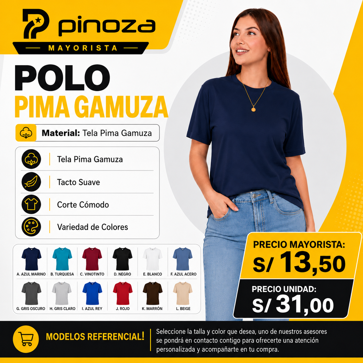 PIMA GAMUZA DAMA