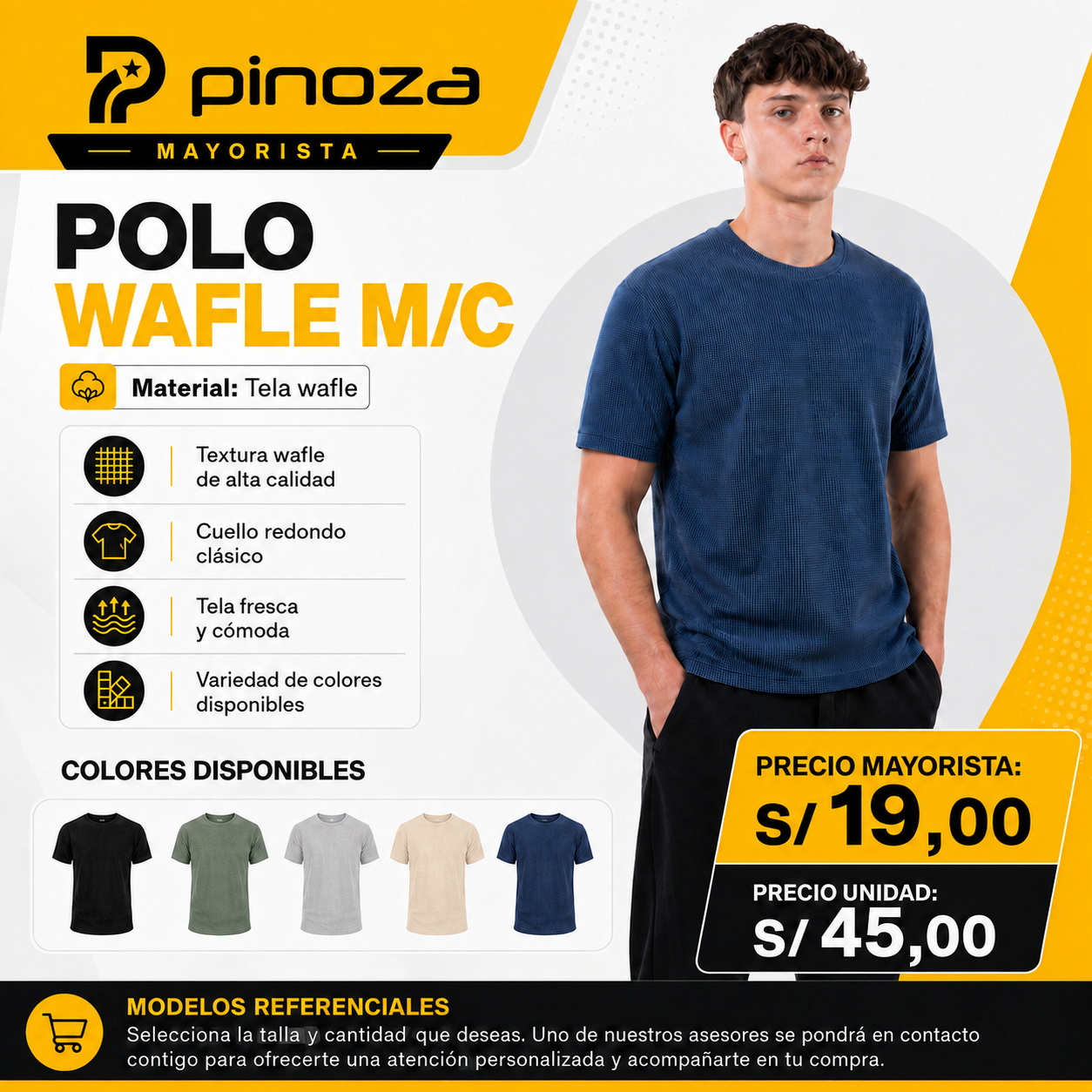POLO WAFLE M/C