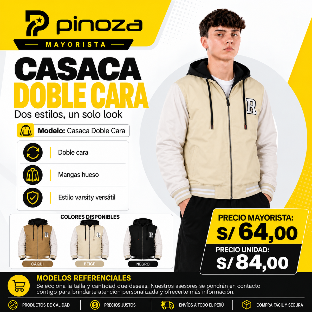 CASACA BOBLE FORRO