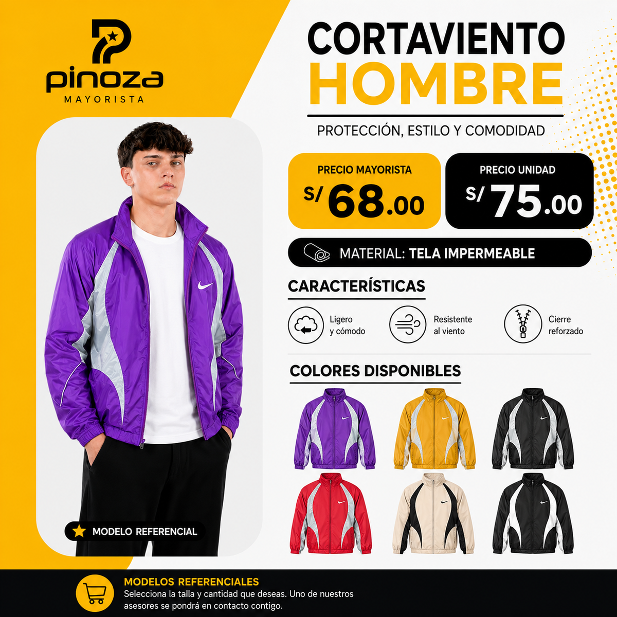 CORTAVIENTO HOMBRE