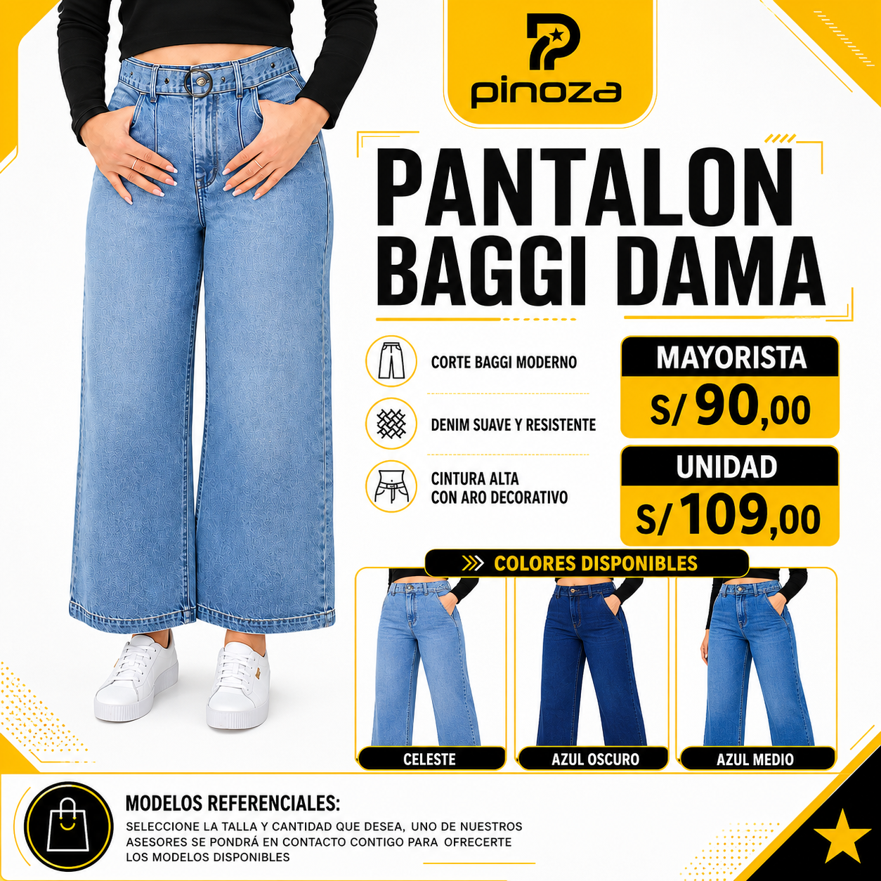 PANTALON BAGGY DAMA
