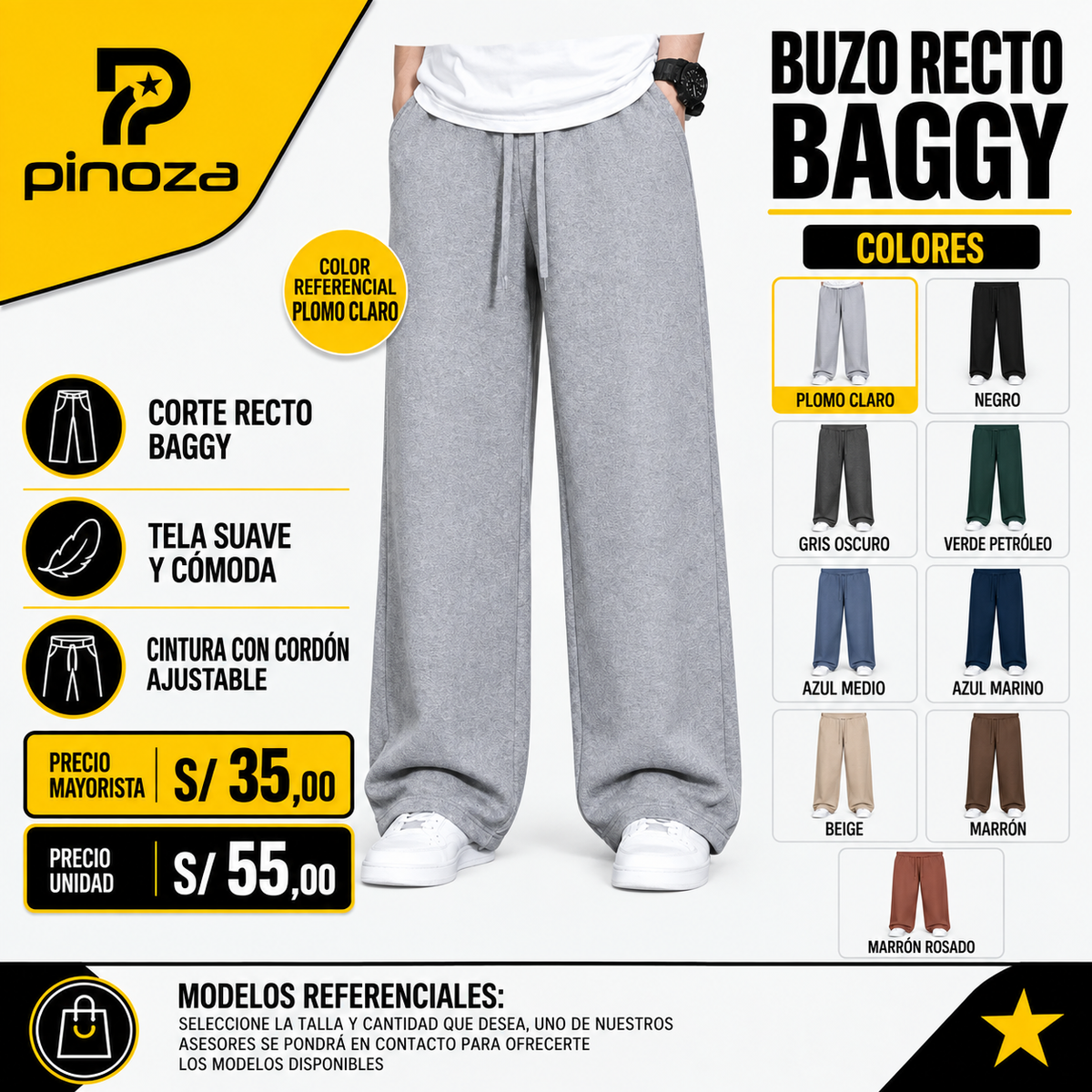 BUZO RECTO BAGGY