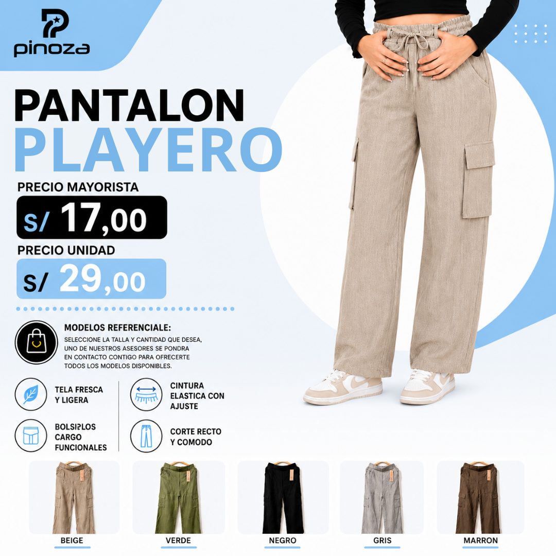PANTALON PLAYERO DAMA