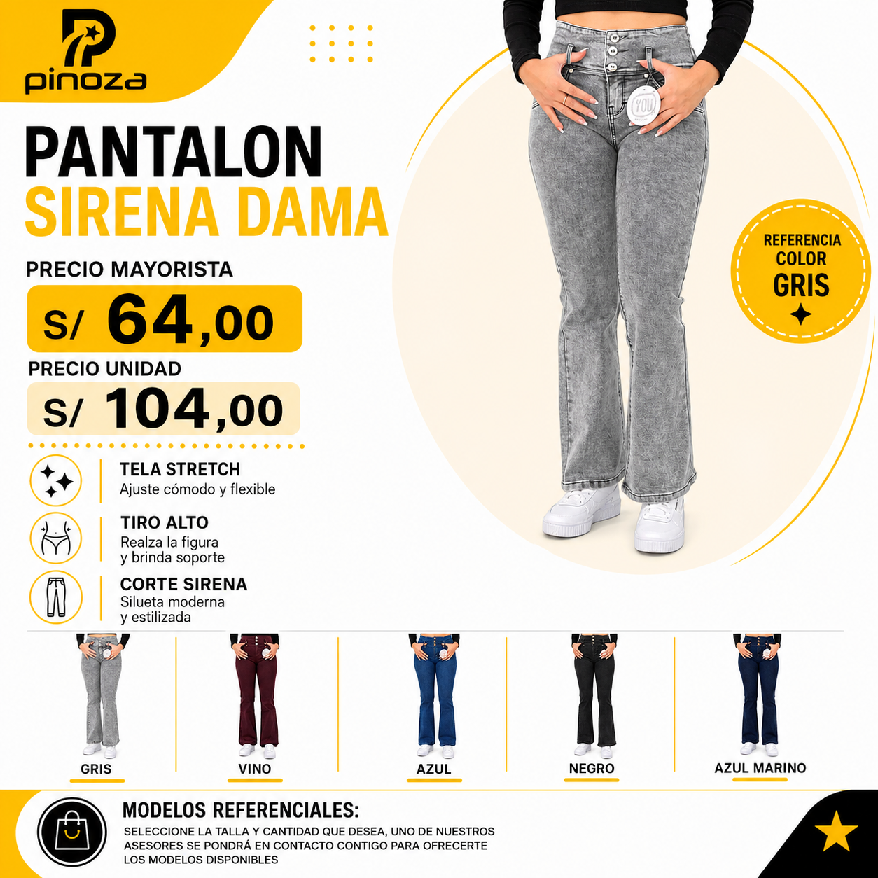 PANTALÓN SIRENA DAMA