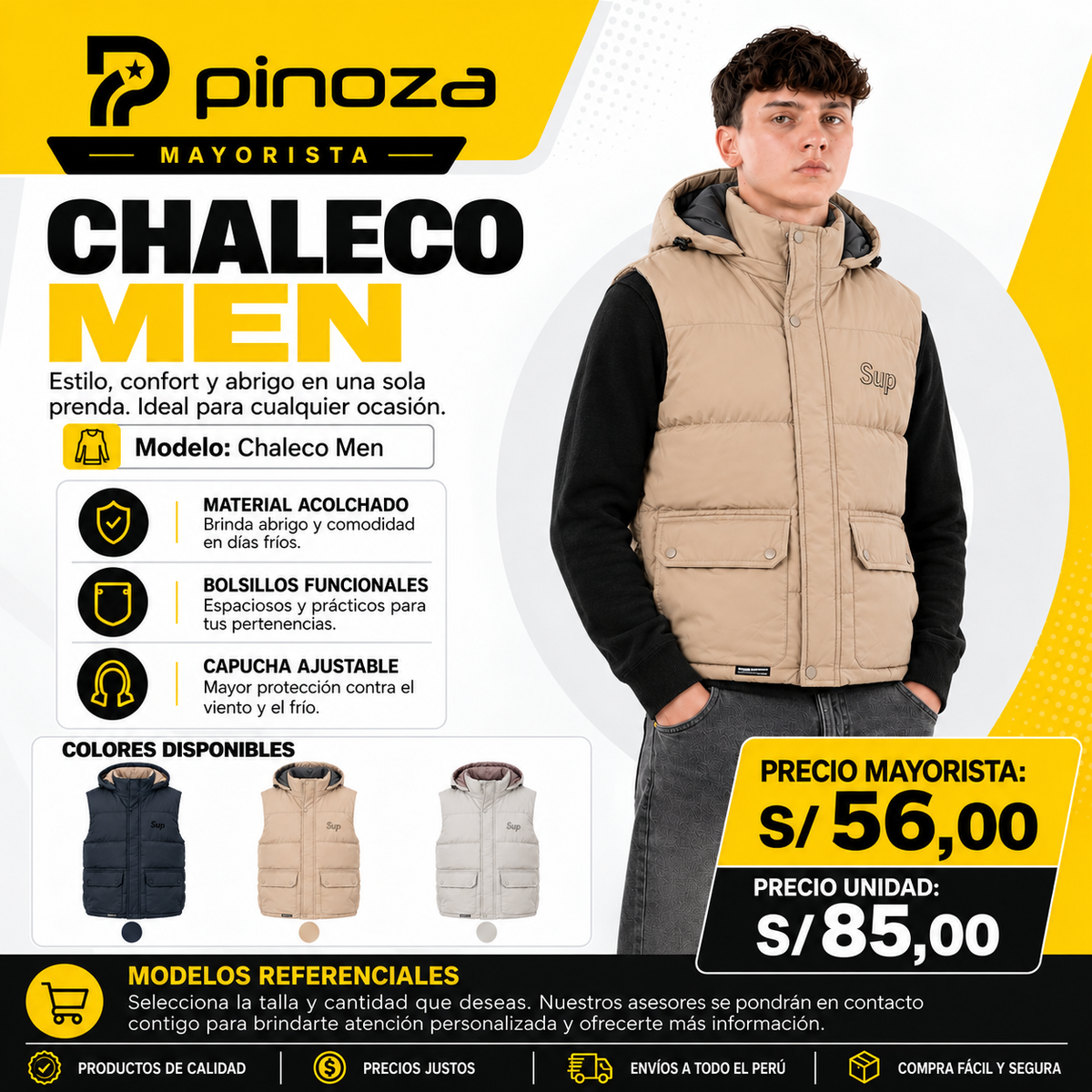 CHALECO IMPORT MEN