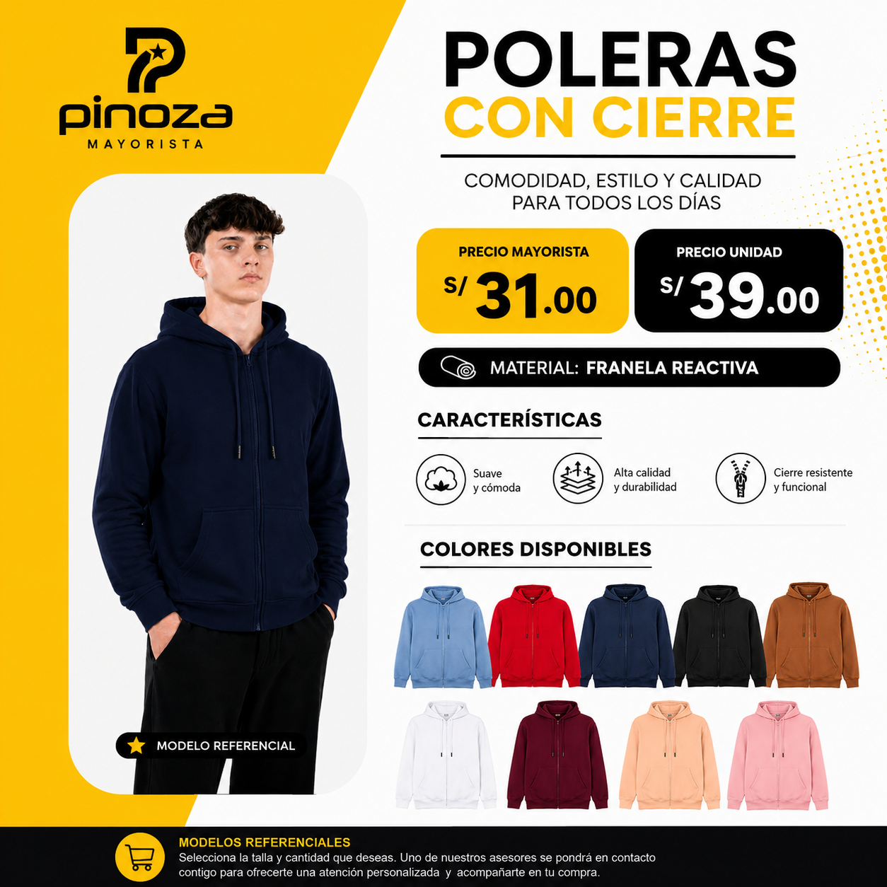 POLERA CIERRE PINTAKE