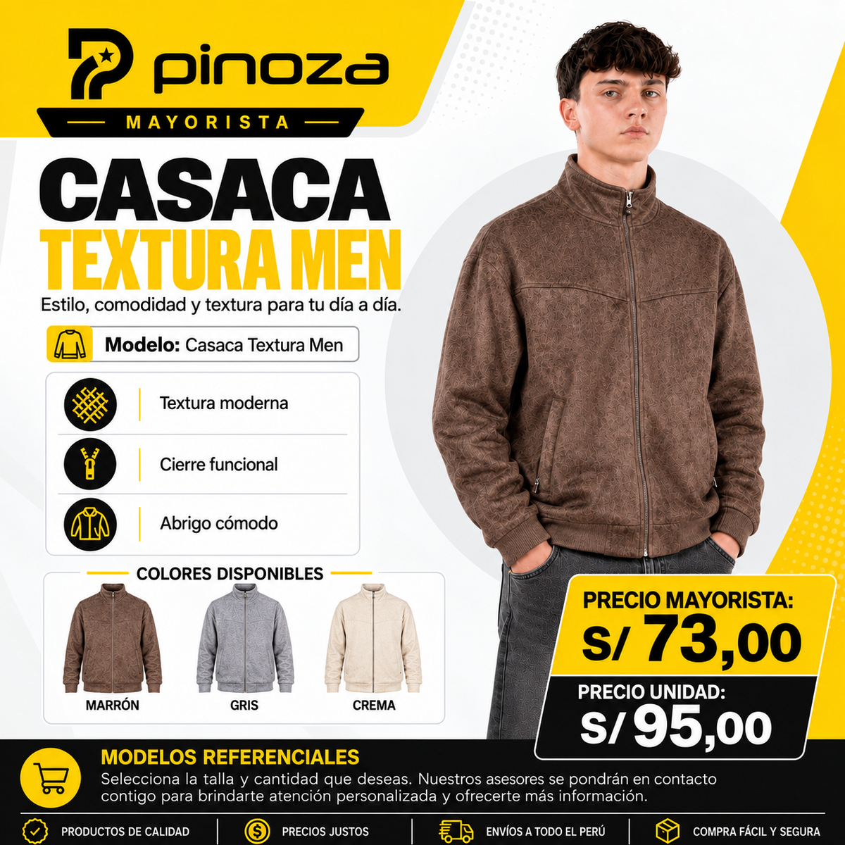 CASACA TEXTURA MEN