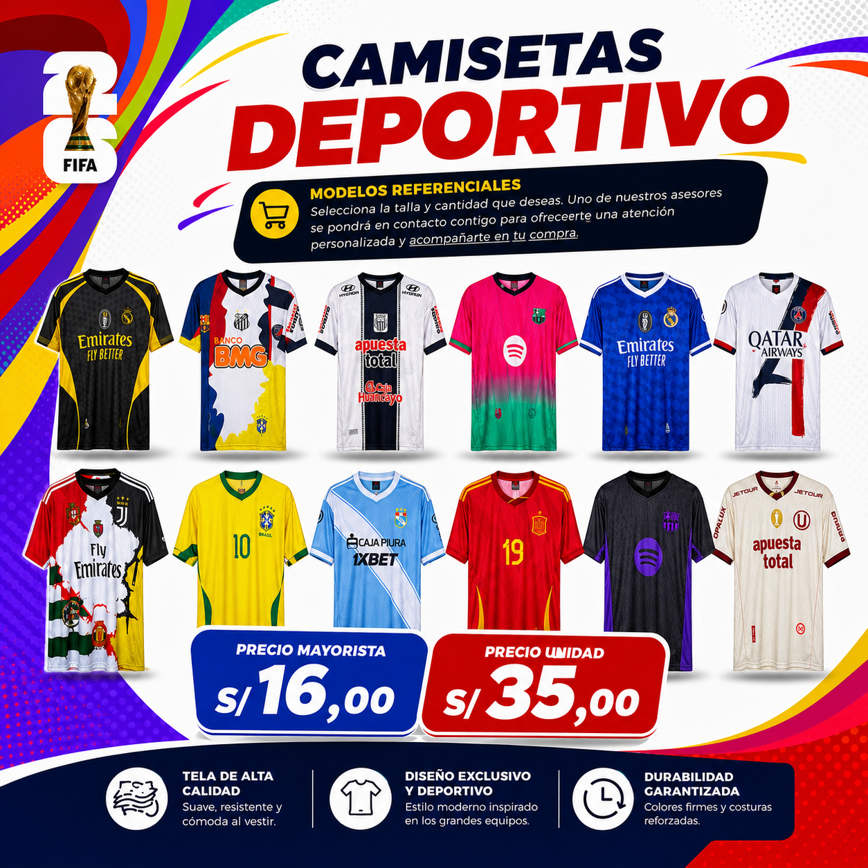 CAMISETAS DEPORTIVA AYALA