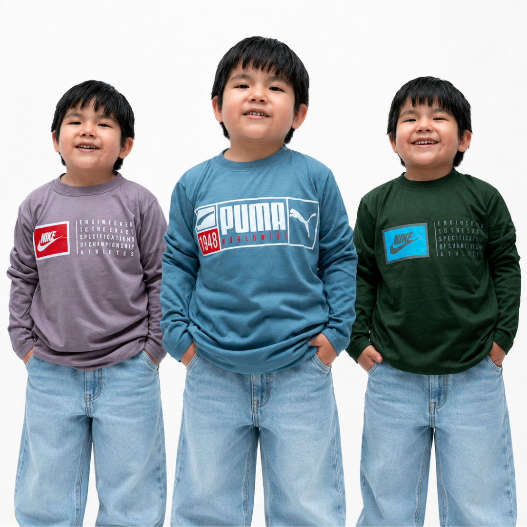 SET MISTERIOSO x 3 POLOS M/L KIDS