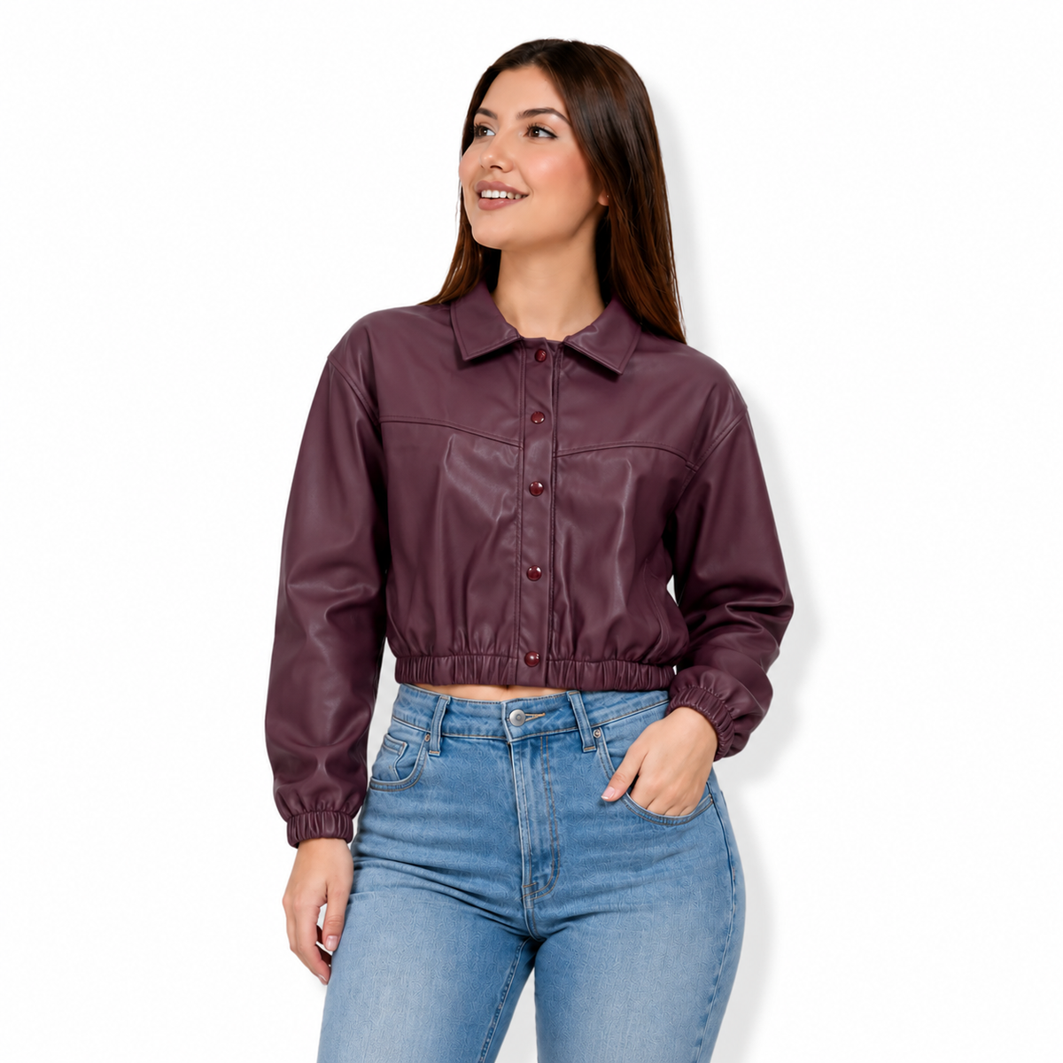 CASACA CUERINA DAMA