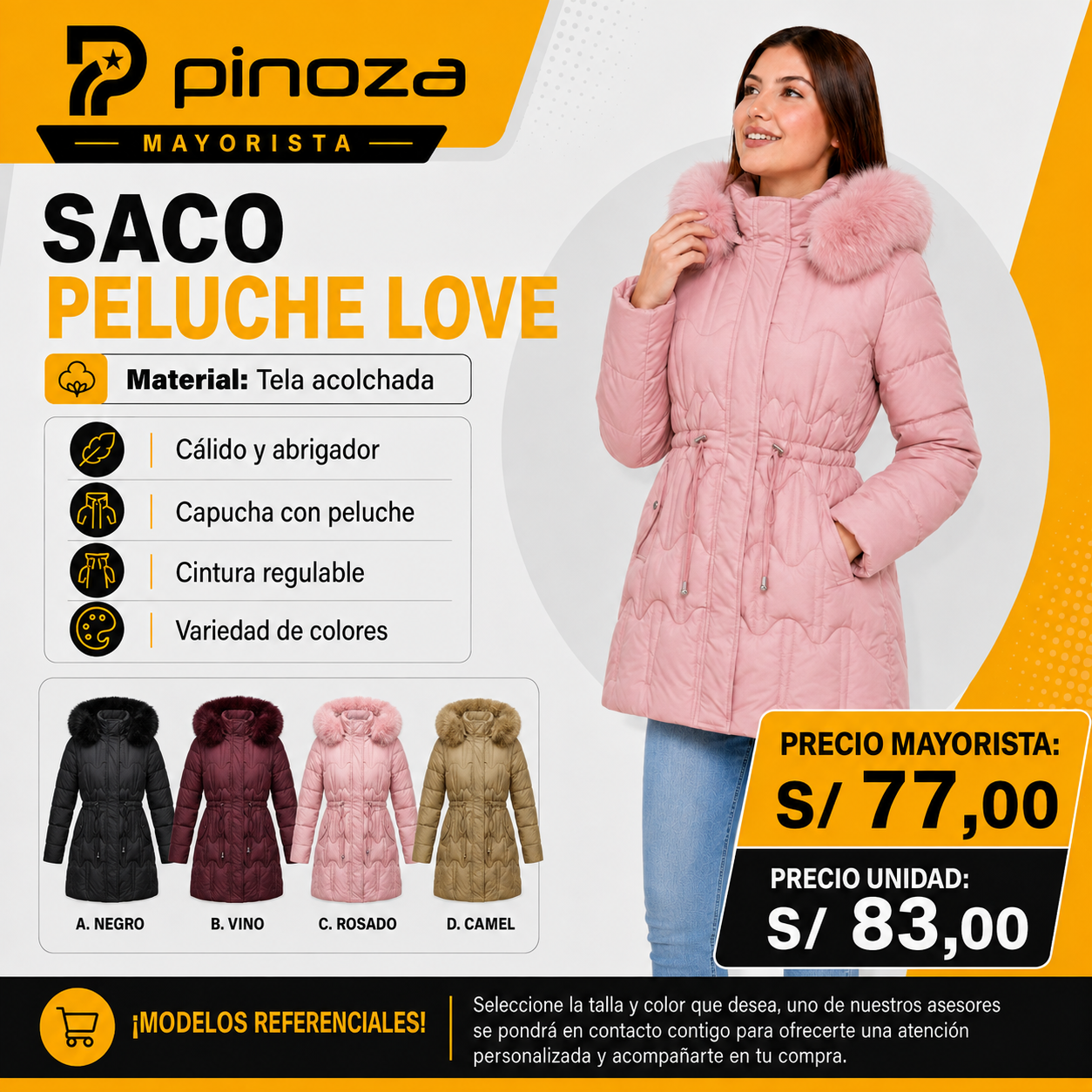 SACO PELUCHE LOVE