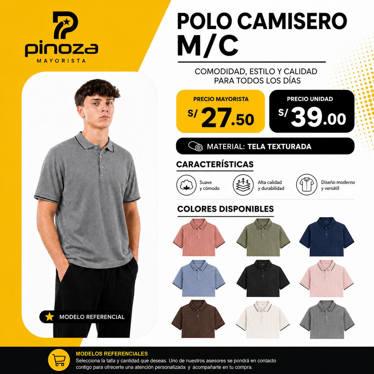 POLO CAMISERO M/C OFF