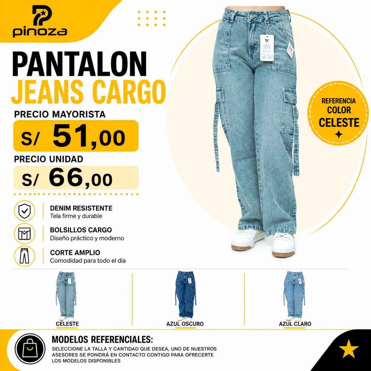 PANTS JEANS CARGO