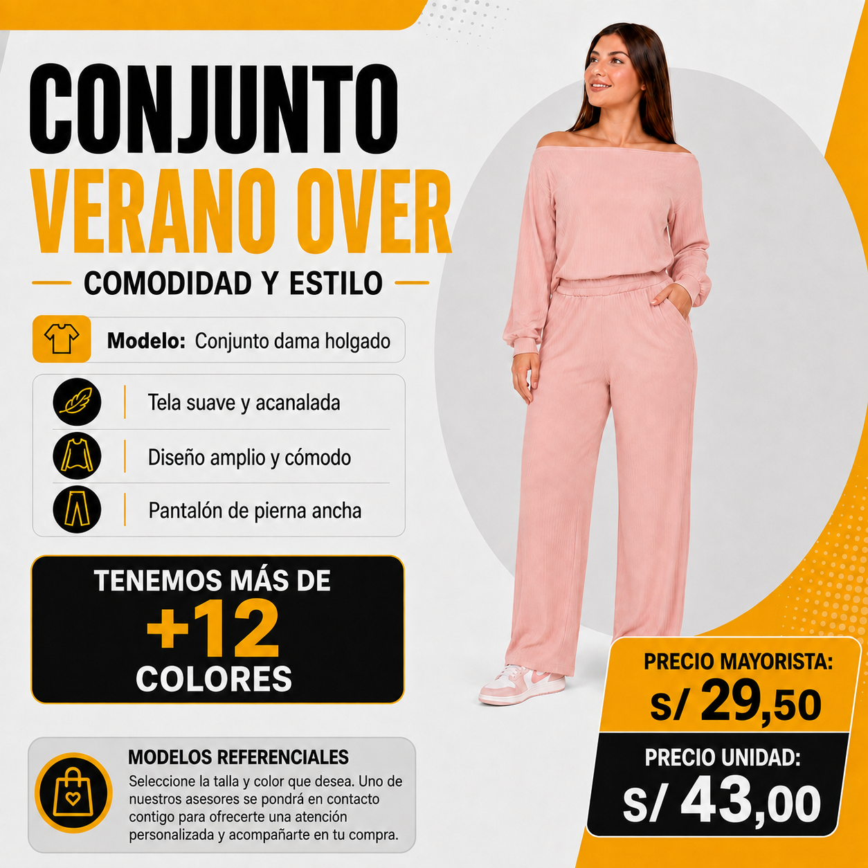 CONJUNTO VERANO DAMA OVER