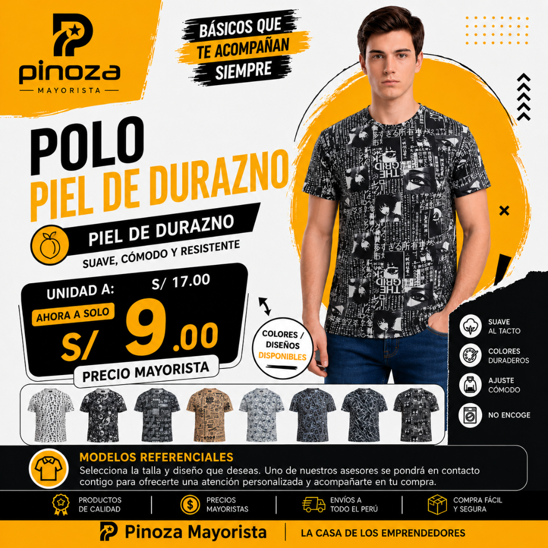POLO PIEL DE DURAZNO