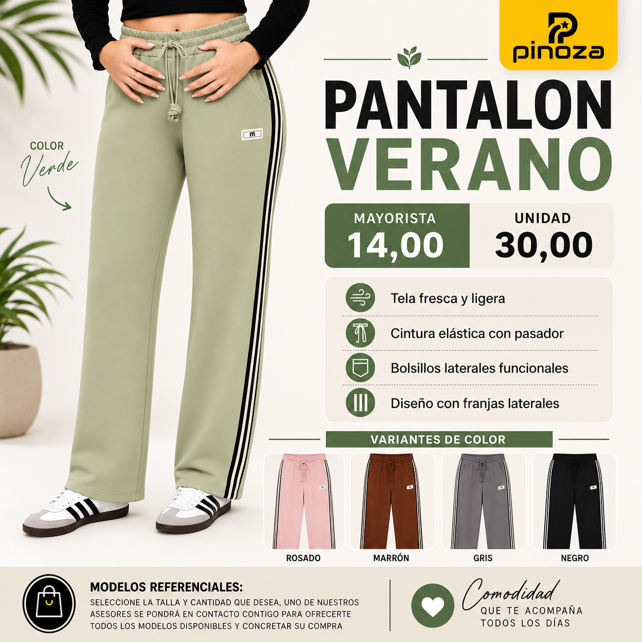 PANTALON VERANO DAMA