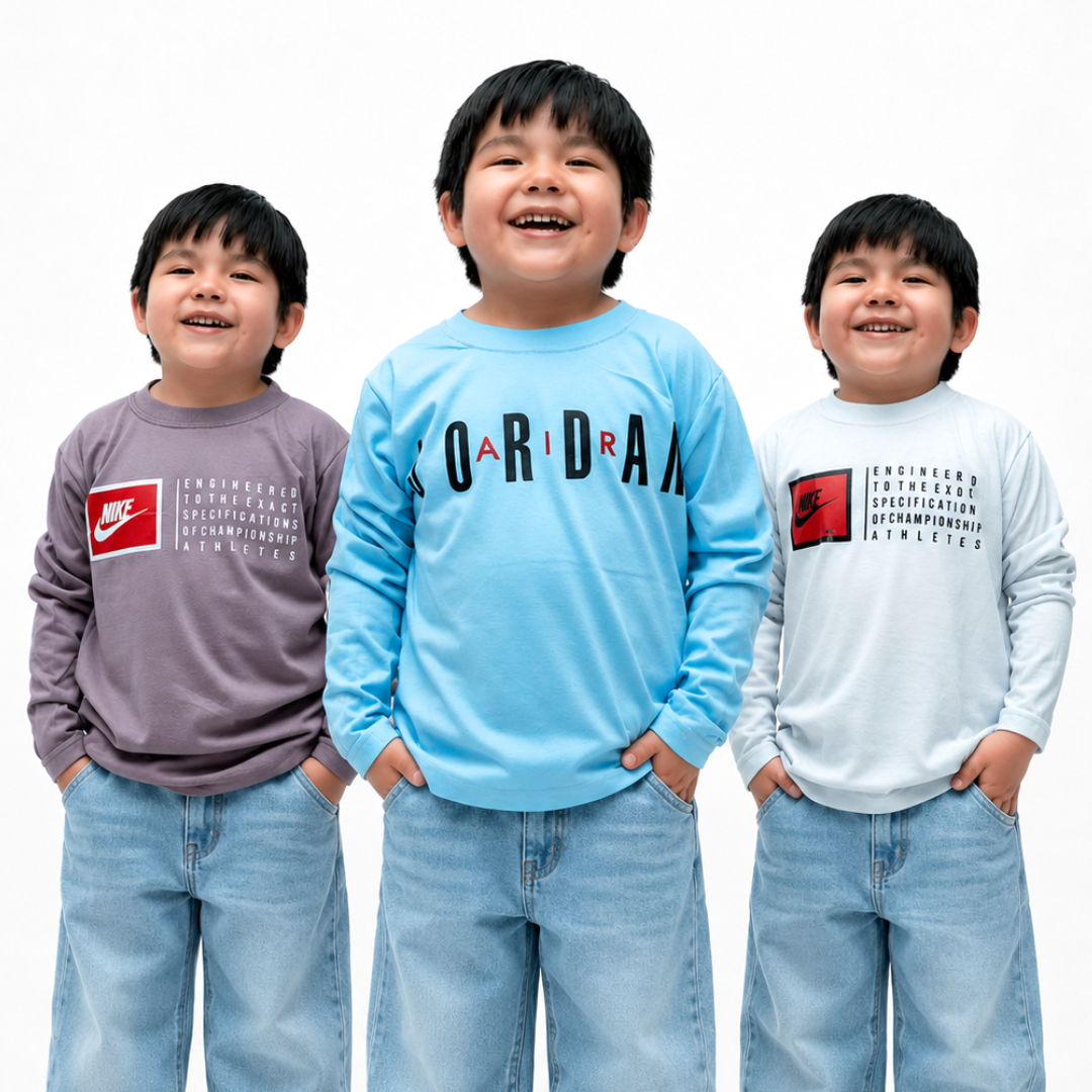 SET MISTERIOSO x 3 POLOS M/L KIDS
