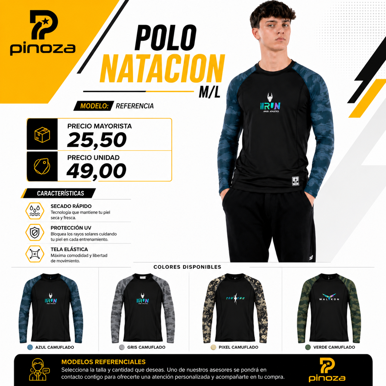 POLO NATACION M/L