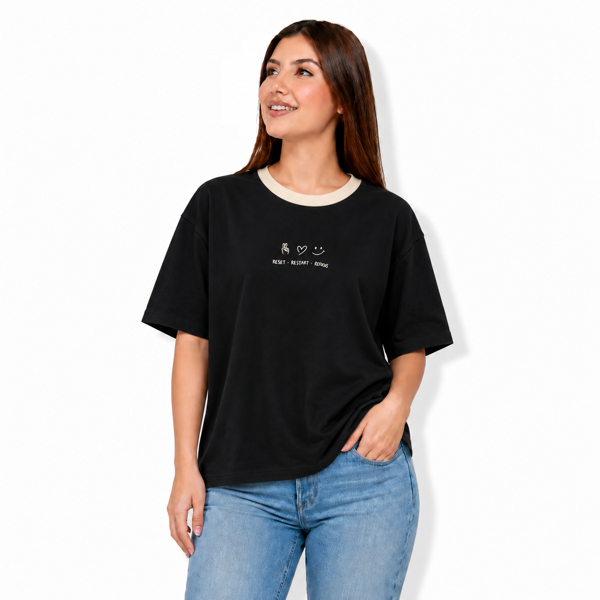 POLO OVERSIZE M/C DAMA