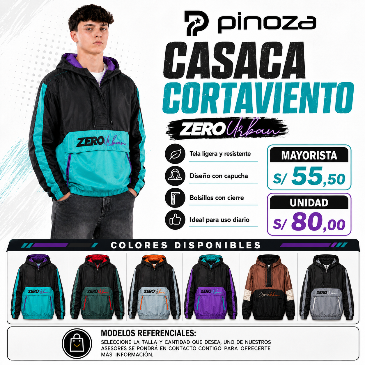 CASACA CORTA VIENTO