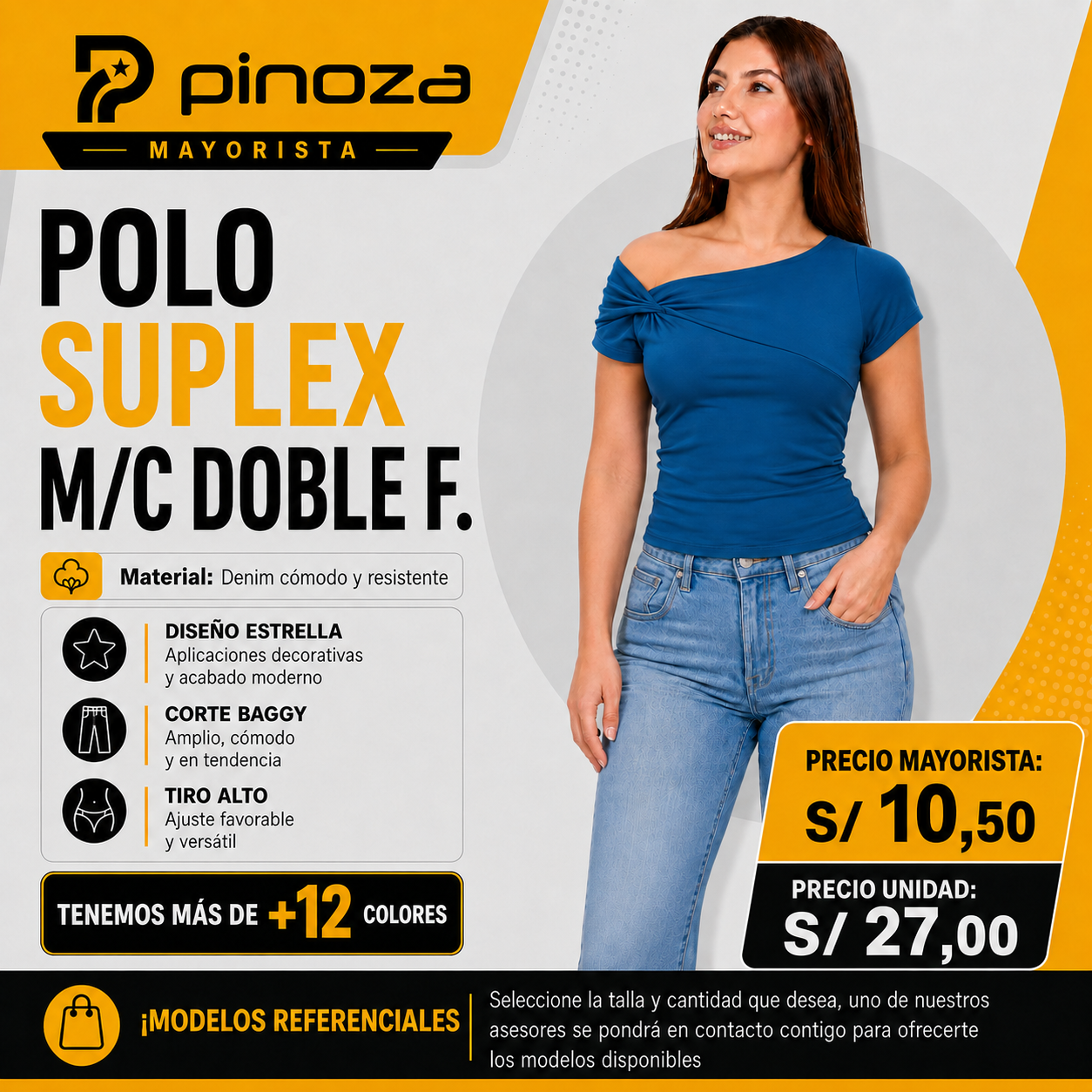 POLO SUPLEX M/C DOBLE F.
