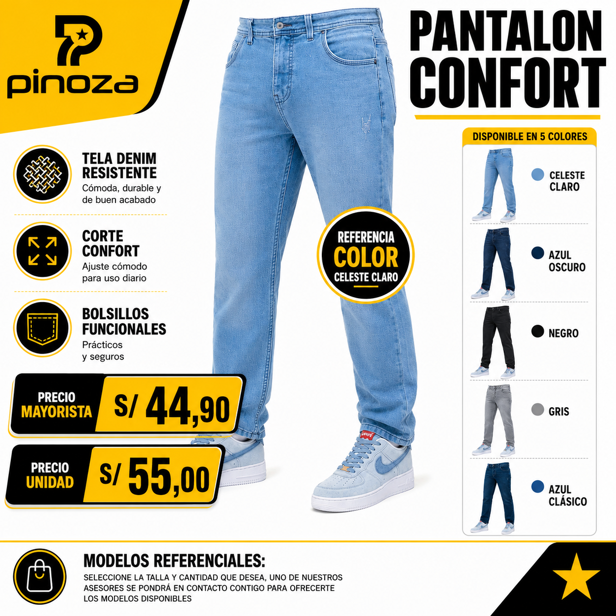 PANTALÓN CONFORT PINOZA