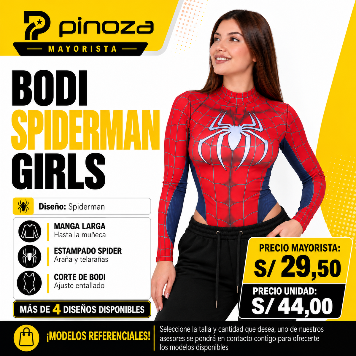 BODI SPIDERMAN GIRLS