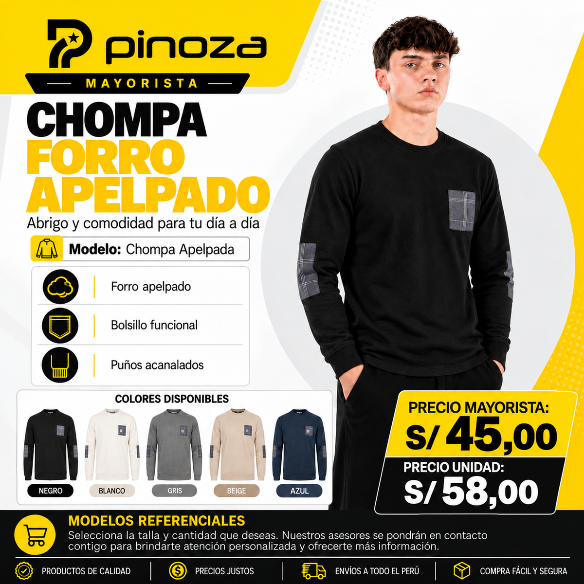 CHOMPA FORRO APELPADO