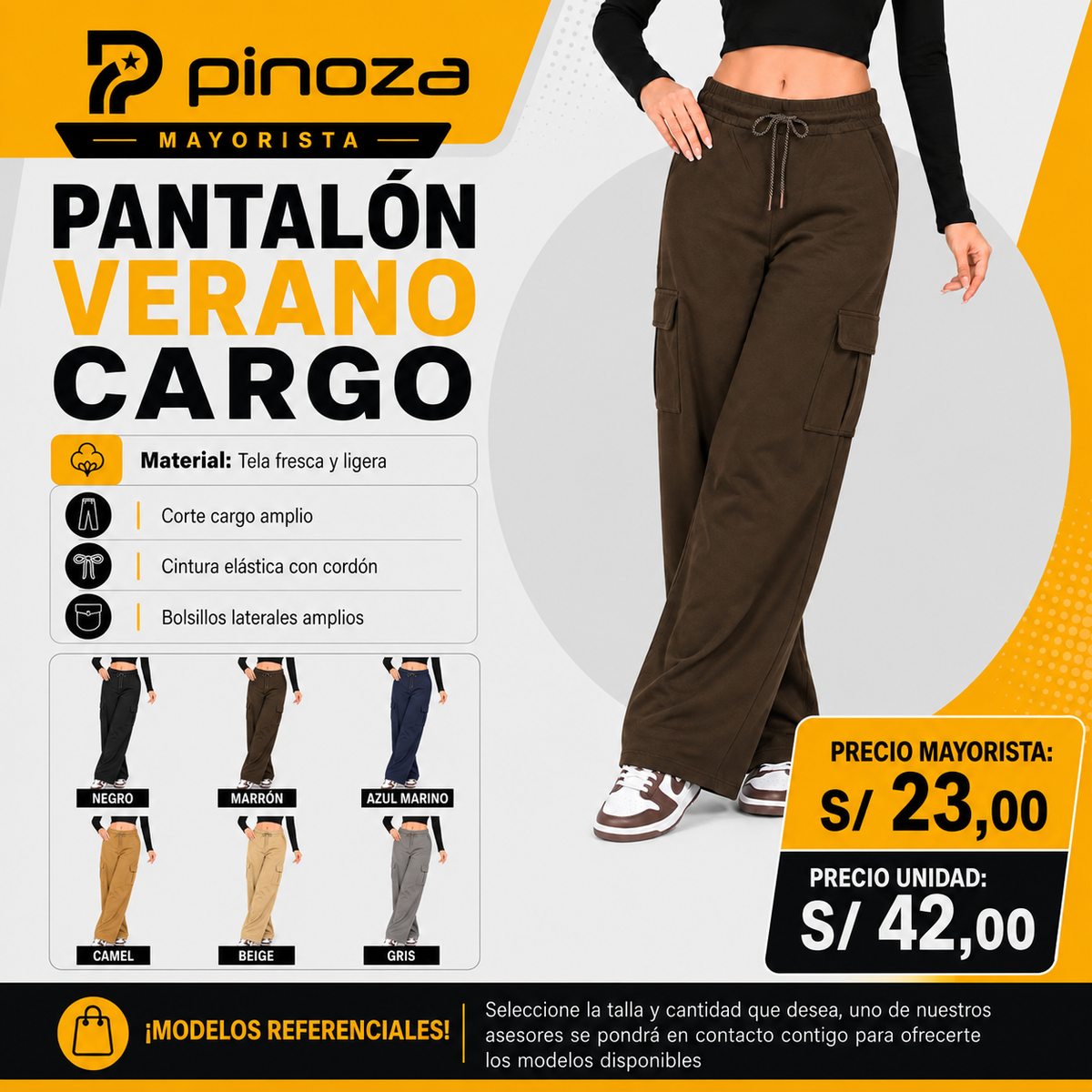 PANTALON VERANO CARGO