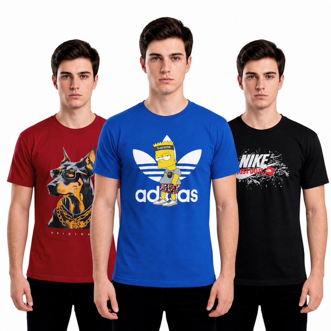 SET MISTERIOSO x 15 POLOS M/C ESTAMPADO