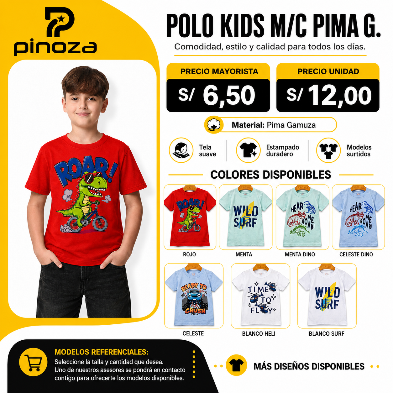 POLO KIDS M/C PIMA G.