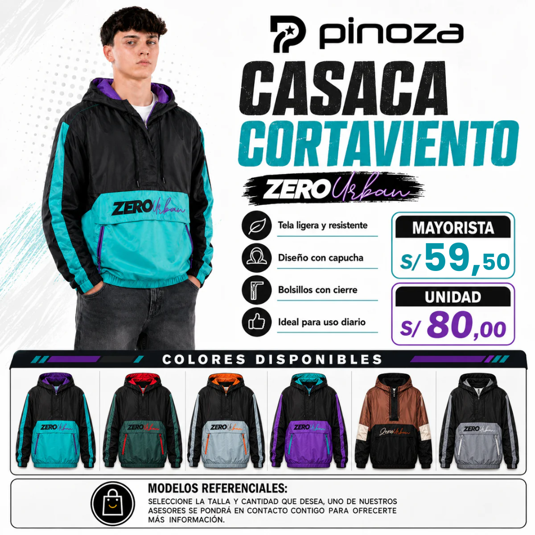 CASACA CORTA VIENTO