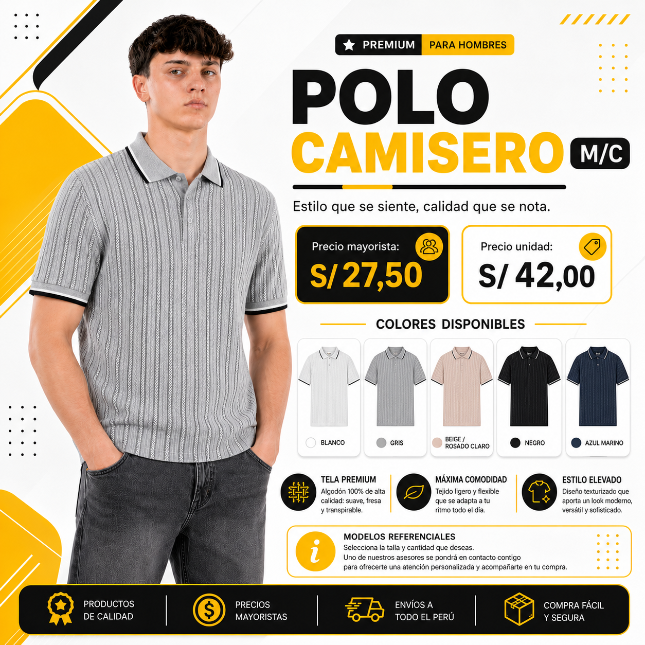 POLO CAMISERO M/C