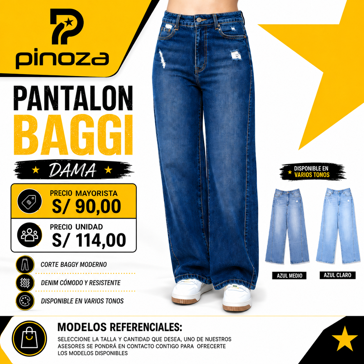 PANTALON BAGGY DAMA