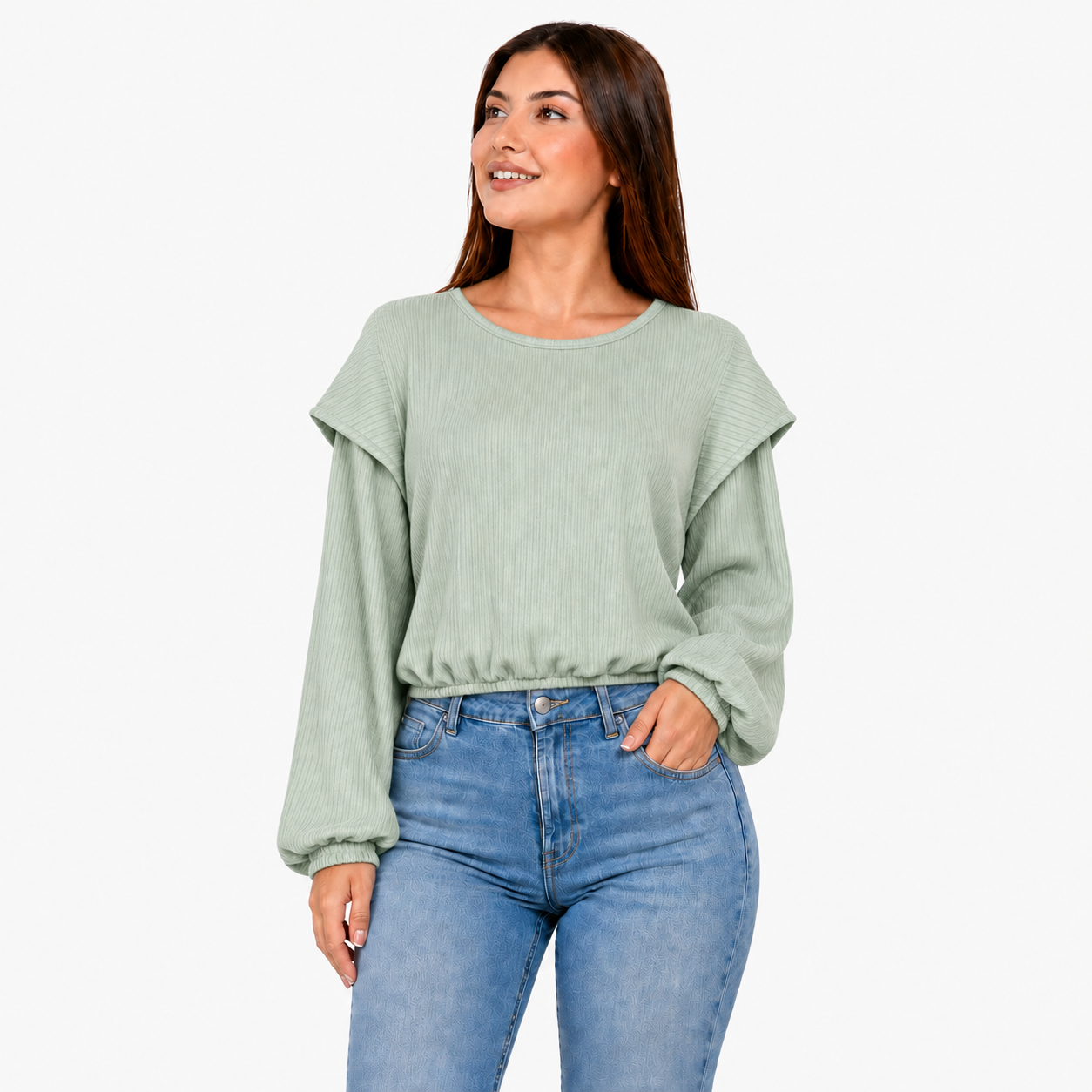 POLO M/L CAMPANA DAMA